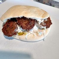Falafel pita at Pita - Kentish Town in North West London