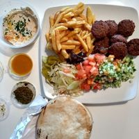 Falafel meal at Pita - Kentish Town in North West London
