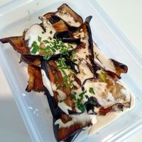 Aubergine tahini at Pita - Kentish Town in North West London