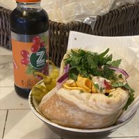 Amazing veggie Sabich ! Delicious  at Pita - Kentish Town in North West London