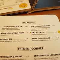 Desserts at Peter Pane - Rankestraße in Berlin