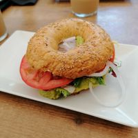 Bagel vegetal at Ona in Tamariu