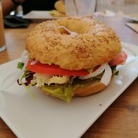 Bagel vegetal at Ona in Tamariu