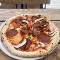 Vegan Pizzaa  at MALKA Pizza & Grill in Juodkrante