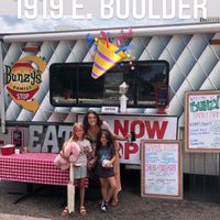 The kiddos loved the food!  at Bunzy's Family Stop in Colorado Springs