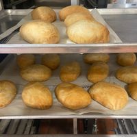 Veg-heads fresh out of the oven. Stuffed with plant based meat and cheese, cabbage, onions, and spices. DELICIOUS!  at Bunzy's Family Stop in Colorado Springs