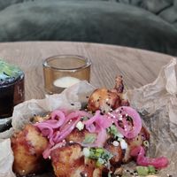 Fried cauliflower at Godhem Sour Café & Bar in Trollhattan