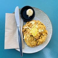 Savory scone   at Bonobo Cafe in Christchurch