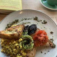 Big breaky again   at Bonobo Cafe in Christchurch