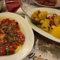 Batata harra & Mohammara at Beirut Star in Glasgow