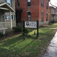 Front entrance at The Owl House in Rochester