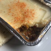 Pastel de papa - shepherd’s pie  at Isla Vegana in Ushuaia