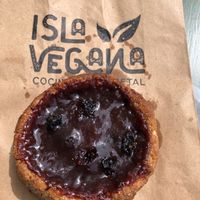 Pastry tart.  at Isla Vegana in Ushuaia