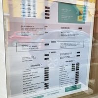 The menu at Isla Vegana in Ushuaia