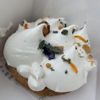 Lemon pie at Isla Vegana in Ushuaia