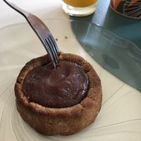 Pepa - a jammy dessert   at Isla Vegana in Ushuaia