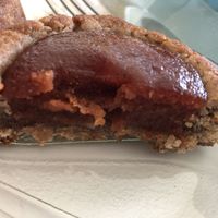 Soft crumb - filled with jam! 5/5  at Isla Vegana in Ushuaia