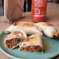 Vegan Empanadas with Soymeat at Isla Vegana in Ushuaia