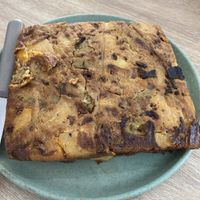 A gluten free vegan potato quiche type thing. I didn’t expect to devour it as quickly as I did.  at Isla Vegana in Ushuaia