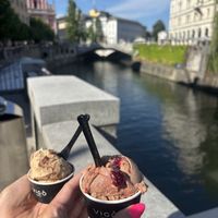 Vegan ice creams  at Vigó - Kongresni Trg in Ljubljana