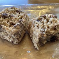 Oat balls  at Black Bean Cafe in Gibsons