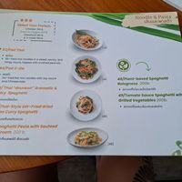 Menu at Spa Cafe in Koh Chang