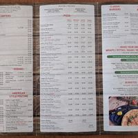 Menu 1/2 at Veggie Hut in Sutton Coldfield