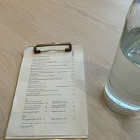 Menu at Kumi Oslobukta in Oslo