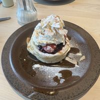 Vegan pancakes !  at Kumi Oslobukta in Oslo