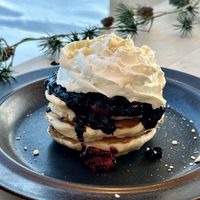 Vegan pancakes  #Veganuary at Kumi Oslobukta in Oslo