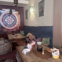 Pretty interior with huge tea menu for after your meal  at Veda House - Sofia in Sofia