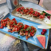 Classic bruschetta at Feinkostinsel in Rastatt