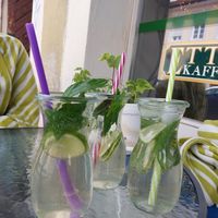 Elderflower lemonade at Feinkostinsel in Rastatt