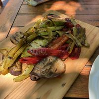 Grilled vegetables   at Garden Organic Restaurant in Kruje