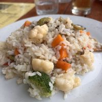 Risotto   at Garden Organic Restaurant in Kruje