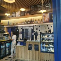 Inside of the little shop - seating outside at Toké Vieux in Lyon