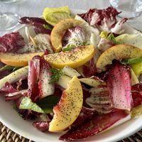 Salad (starter)  at Sa Punta in Menorca
