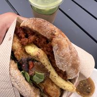 B fast sando   at Catalina Coffee & Cookie Co in Santa Catalina Island