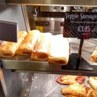 Sausage rolls at Parsons Bakery in Ross-on-wye