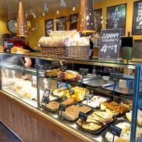 Counter at Parsons Bakery in Ross-on-wye