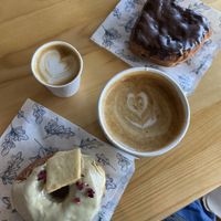 Pistachio rose and cherry chocolate   at Fox & Oak in Squamish