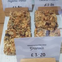 Granola flapjack at Bean & Bud  in Harrogate