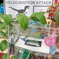 So cute at Cocina Plantosaurus in Charles Town