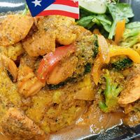 Veggie mofungo, huge and wonderful at Cocina Plantosaurus in Charles Town