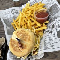 Burger  at Cocina Plantosaurus in Charles Town