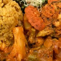 Brontosaurus platter at Cocina Plantosaurus in Charles Town