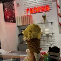 Passion fruit and yogurt  at Fabrika in Tirana