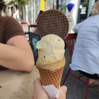 Passion fruit and salted caramel at Fabrika in Tirana