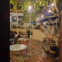 Restaurant entrance at Fabrika in Tirana