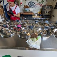 12 vegan flavours at Fabrika in Tirana